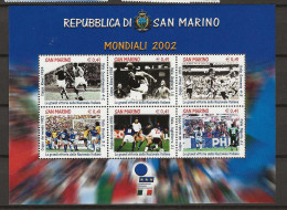 2002 MNH San Marino MI Block 29 Postfris** - Ungebraucht