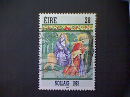 Ireland (Éire), Scott 909, Used(o), 1993, Christmas: Flight Into Egypt, 28p - Usati