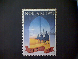 Ireland (Éire), Scott 848, Used(o), 1991, Christmas: Three Kings, 28p - Used Stamps