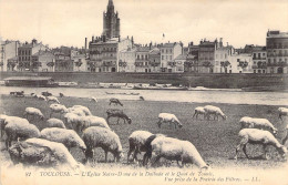 FRANCE - 31 - TOULOUSE - L'Eglise Notre Dame De La Dalbade Et Le Quai De Tounis - LL - Carte Postale Ancienne - Toulouse