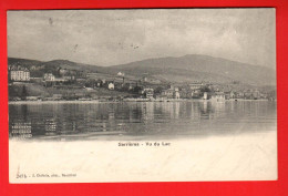 GLF-09 Neuchâtel Serrières  Vu Du Lac. Chiffelle 247 B..  Dos Simple. Circulé 1905 - Neuchâtel