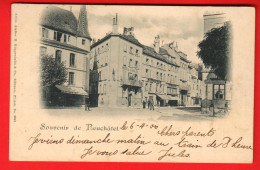 GLF-12  Souvenir De Neuchâtel Hotel Du Soleil. Peite Animation. Dos Simple. Circ. 1900 Guggenheim 2642 - Neuchâtel