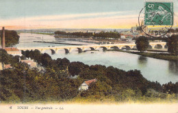 FRANCE - 37 - TOURS - Vue Générale - LL - Carte Postale Ancienne - Tours