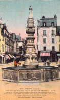 FRANCE - 37 - TOURS - Fontaine De Beaune - Place Du Grand Marché - A P - Carte Postale Ancienne - Tours