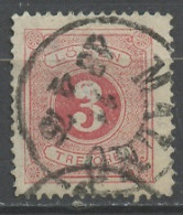 Suède - Schweden - Sweden Taxe 1874 Y&T N°T2B - Michel N°P2 (o) - 3ö Chiffre - Impuestos