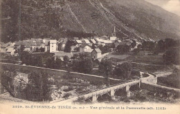 FRANCE - 06 - ST ETIENNE DE TINEE - Vue Générale Et La Passerelle - Carte Postale Ancienne - Saint-Etienne-de-Tinée