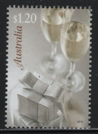 Australia 2013 MNH Sc 3845 $1.20 Champagne Flutes, Presents - Mint Stamps