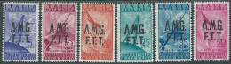 1947 TRIESTE A POSTA AEREA RADIO 6 VALORI MH * - RC29-5 - Airmail