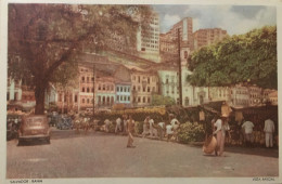 Delcampe - 204817 BRAZIL BRASIL SALVADOR BAHIA VIEW PARTIAL & MARKET POSTAL POSTCARD - Sonstige