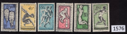 Czechoslovakia Scott 1091-6,  Set Of 6 MNH Sports (1576) Free Shipping - Unused Stamps