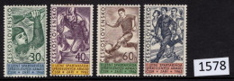 Czechoslovakia Scott 1124-1127, Set Of 4 MNH (1578) Free Shipping - Unused Stamps