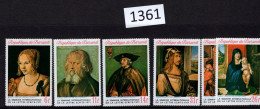 Burundi Scott 364-9, Paintings Set Of 6 (1361) Free Shipping - Unused Stamps