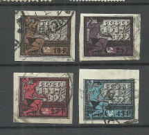 RUSSLAND RUSSIA 1922 Michel 196 - 199 O - Used Stamps