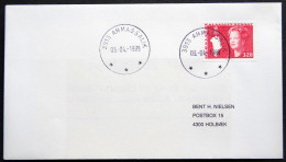 Greenland  1989 LETTER  ANGMAGSSALIK  3-4-1989 ( Lot  842 ) - Cartas & Documentos