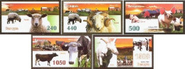 Belarus Belorussia Weissrussland 2007 Farm Animals Set Of 5 Stamps Mint - Agriculture