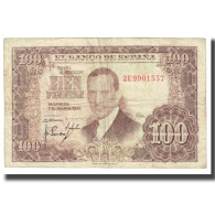 Billet, Espagne, 100 Pesetas, 1953, 1953-04-07, KM:145a, TB - 100 Peseten