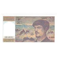 France, 20 Francs, Debussy, 1988, G.023, NEUF, Fayette:66.9, KM:151c - 20 F 1980-1997 ''Debussy''