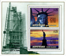 53738 MNH AITUTAKI 1986 CENTENARIO DE LA ESTATUA DE LA LIBERTAD - Aitutaki