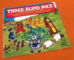 Vinyle 45 Tours Three Blind Mice (3 Souris Aveugles) (1966) Mr Pickwick MP901 - Kinderen