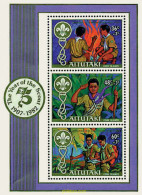 53696 MNH AITUTAKI 1983 75 ANIVERSARIO DEL ESCULTISMO - Aitutaki