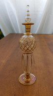 Magnifique Flacon A Parfum - Murano? Verre Iridescent, Irisé - Vintage, Ancien, Bouteille - Glas & Kristall