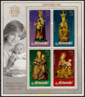 53694 MNH AITUTAKI 1982 NAVIDAD. NACIMIENTO DEL PRINCIPE GUILLERMO - Aitutaki