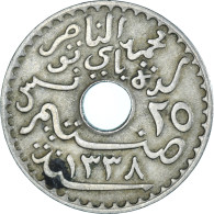 Monnaie, Tunisie, 25 Centimes, 1920 - Tunisia