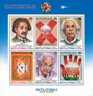 53669 MNH AITUTAKI 1980 25 ANIVERSARIO DE LA MUERTE DE ALBERT EINSTEIN - Aitutaki