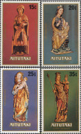 53668 MNH AITUTAKI 1980 ESCULTURAS DE LA VIRGEN Y EL NIÑO - Aitutaki