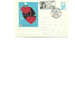 Romania - Postcard Unused -   Health -  Red Cross Society -  Give Blood, Give Life  1979 - Santé