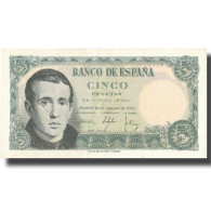 Billet, Espagne, 5 Pesetas, 1951, 1951-08-16, KM:140a, SPL+ - 5 Pesetas