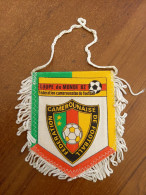 Fanion Football Coupe Du Monde 1982 Federation Camerounaise World Cup Vintage - Habillement, Souvenirs & Autres