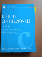 Diritto Costituzionale, 7^ Edizione - Ed. Giuridiche Simone 2002 - Derecho Y Economía