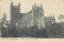 England Exeter Cathedral From Bishop's Garden - Exeter