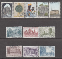 KUXEMBOURG  SCOTT NO 389-99  USED  YEAR  1963 - Oblitérés