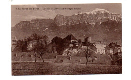 La Roche Sur Foron - La Tour - Les Chateaux Et Montagne De Coux - CPA°J - La Roche-sur-Foron