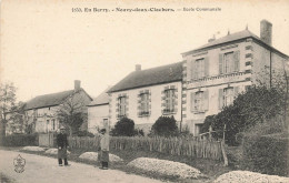 Neuvy Deux Clochers * Rue Et école Communale Du Village * Villageois - Otros & Sin Clasificación