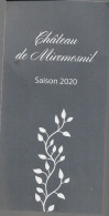 CHATEAU DE MIROMESNIL ENTREE TOURVILLE SUR ARQUES SAISON 2020 SALON ATELIERS CHASSE A L OEUF - Programmes