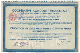 COOPERATIVE AGRICOLE " FRANCE-LAIT " - Mines