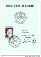 Carte - Conseil Central Economie à Elouges 1974 Signée Par P.Wantiez - Privat- Und Lokalpost [PR & LO]