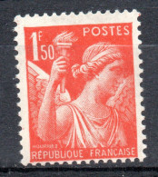 FRANCE / TYPE IRIS N° 435 -  1f,50 ORANGE NEUF * * - 1939-44 Iris