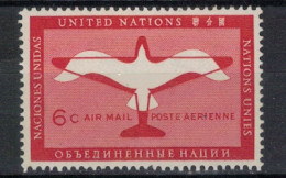 NATIONS UNIES         N°  YVERT  N° PA 1 NEUF   ( N 4/16  ) - Posta Aerea