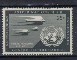 NATIONS UNIES         N°  YVERT  N° PA 4 NEUF   ( N 4/16  ) - Airmail