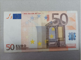 50 EURO SPAIN(V) M034A1,first Position, TRICHET, Very Scarce - 50 Euro