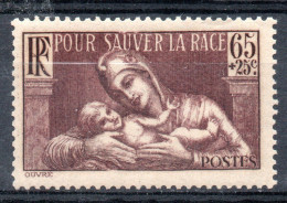 FRANCE /  N° 356-  POUR SAUVER LA RACE NEUF * * - Unused Stamps