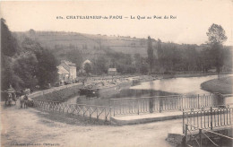 CHATEAUNEUF DU FAOU - Le Quai Au Pont Du Roi - Châteauneuf-du-Faou