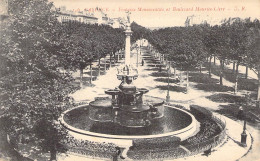 FRANCE - 26 - VALENCE - Fontaine Monumentale Et Boulevard Maurice Clerc - E R - Carte Postale Ancienne - Valence