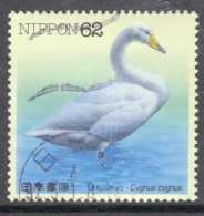 Japan 1992 Single 62y Definitive Stamp From The Water Birds Set In Fine Used. - Usados