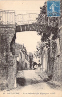 FRANCE - 33 - SAUVETERRE - Porte Sénéchal Et Rue Fléguignon - LL - Carte Postale Ancienne - Sonstige & Ohne Zuordnung