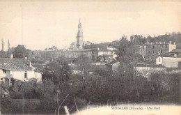 FRANCE - 33 - VERDELAIS - Coté Nord - Carte Postale Ancienne - Verdelais